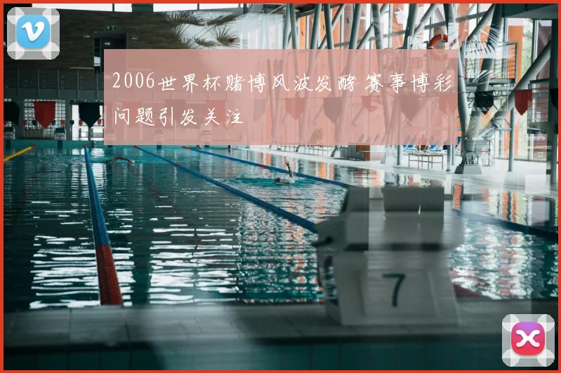 2006世界杯赌博风波发酵 赛事博彩问题引发关注